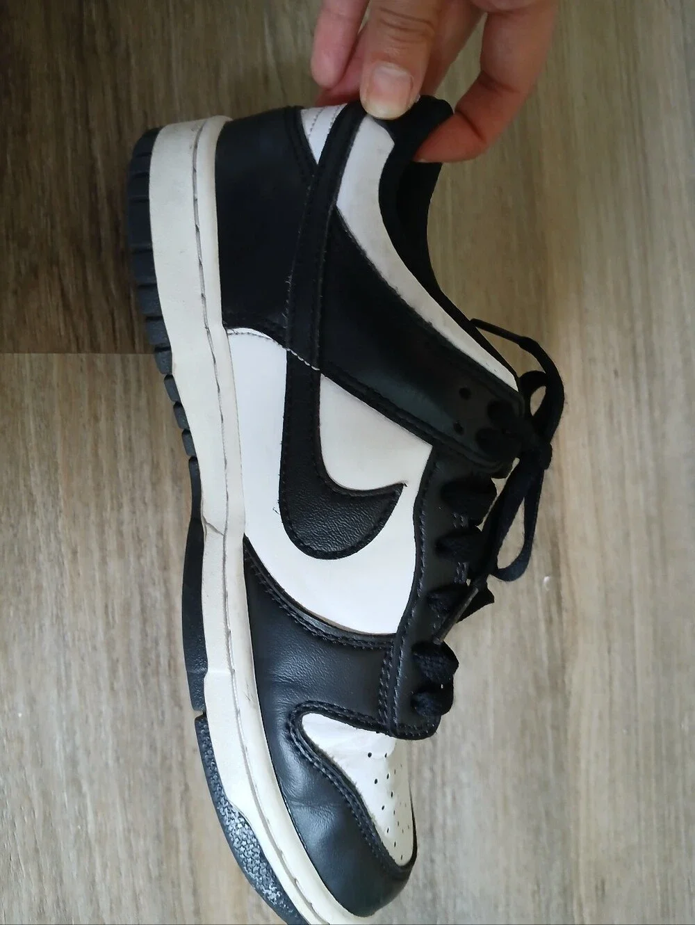Nike Dunk Low Black White Panda CW1590-100 Youth Size 7Y